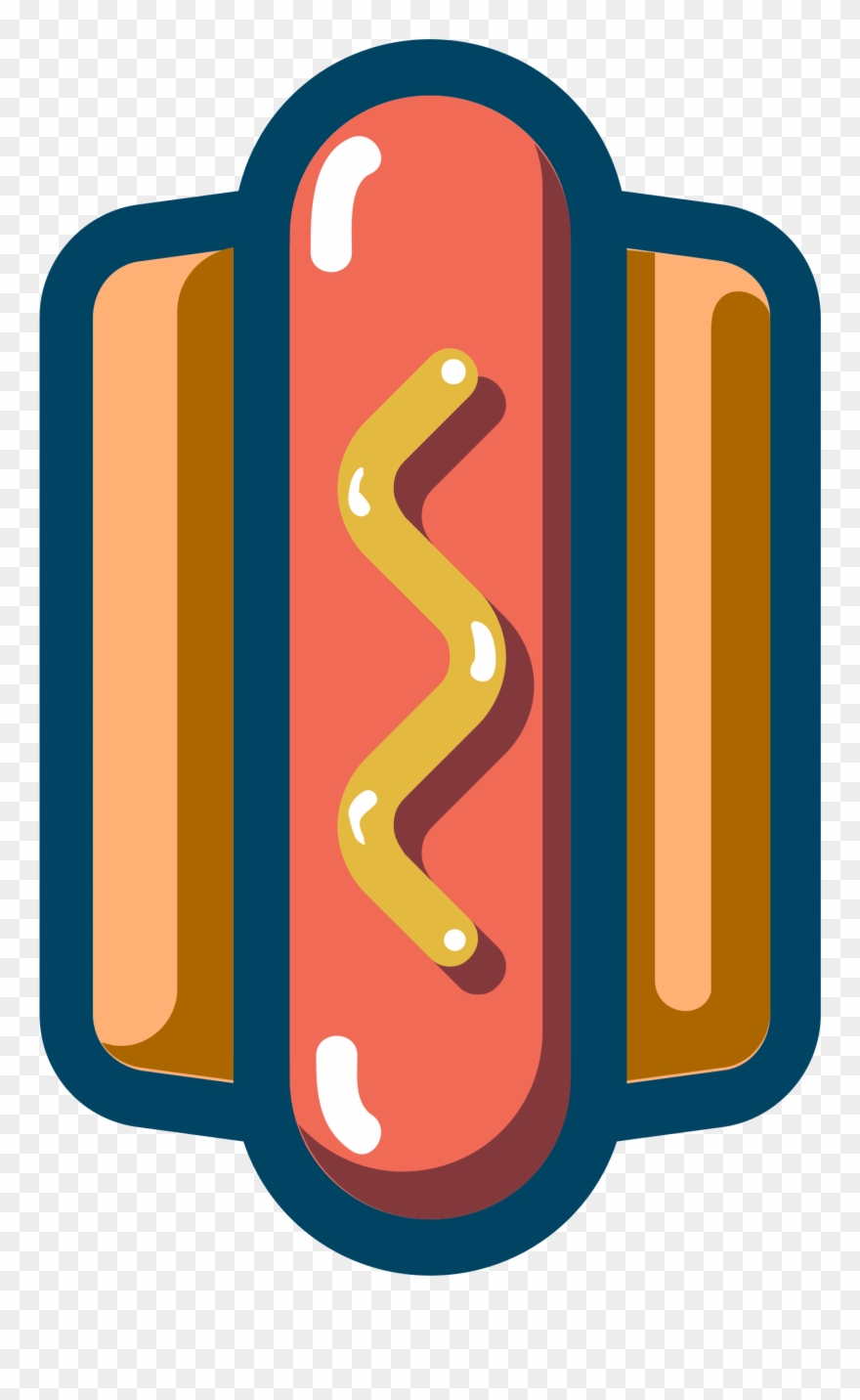 Chicago-style Hot Dog Fast Food Corn Dog Ham - Hot Dog Clipart