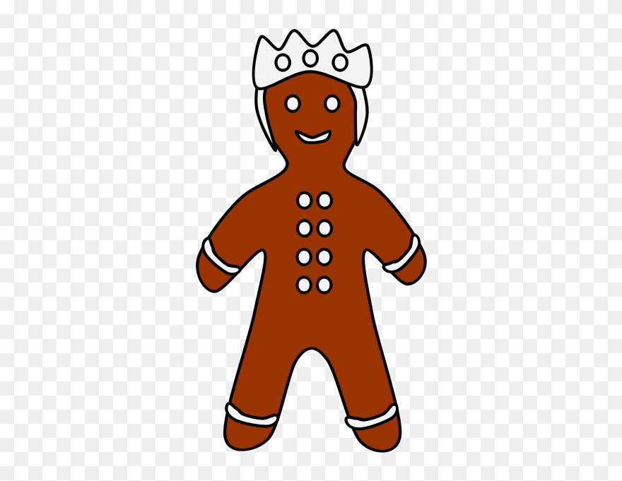Gingerbread Boy Clipart - Png Download