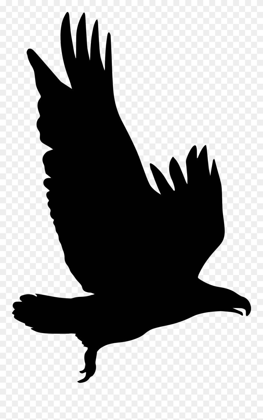 Freedom Clipart Bird Animal - Eagle Silhouette Transparent - Png Download
