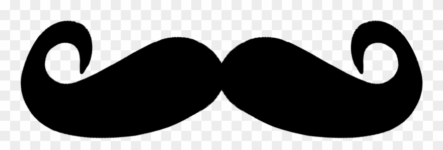 Beard And Moustache Clipart 4 Nice Clip Art - Transparent Background Mustache Clipart - Png Download