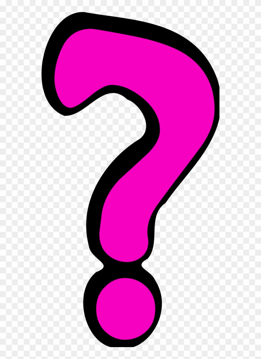 Large Question Mark Image - Pink Question Mark Clip Art - Png Download