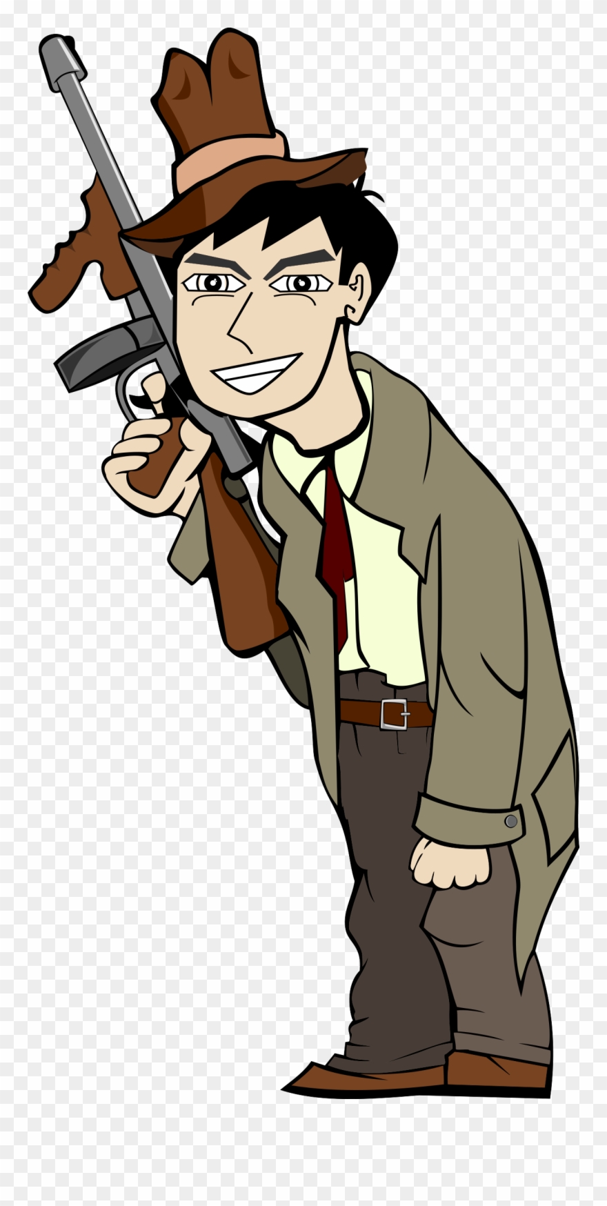 Big Image - Gangster Clipart - Png Download