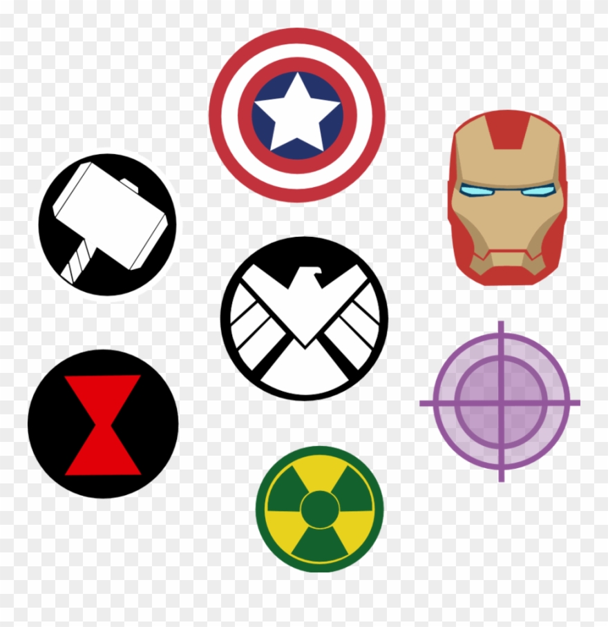 We Do Our Best To Bring You The Highest Quality Cliparts - Marvel Avengers Symbols - Png Download