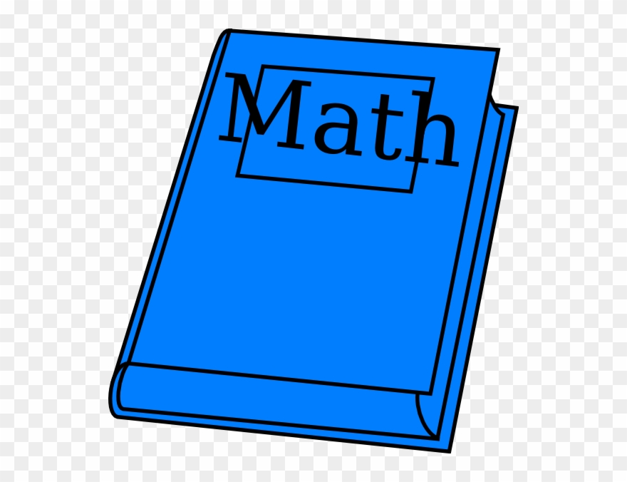 Clip Art At Clker Com Vector Online - Blue Maths Book Clipart - Png Download