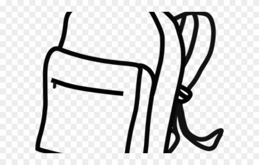 Folder Clipart Backpack - School Supplies Tracing Worksheets - Png Download