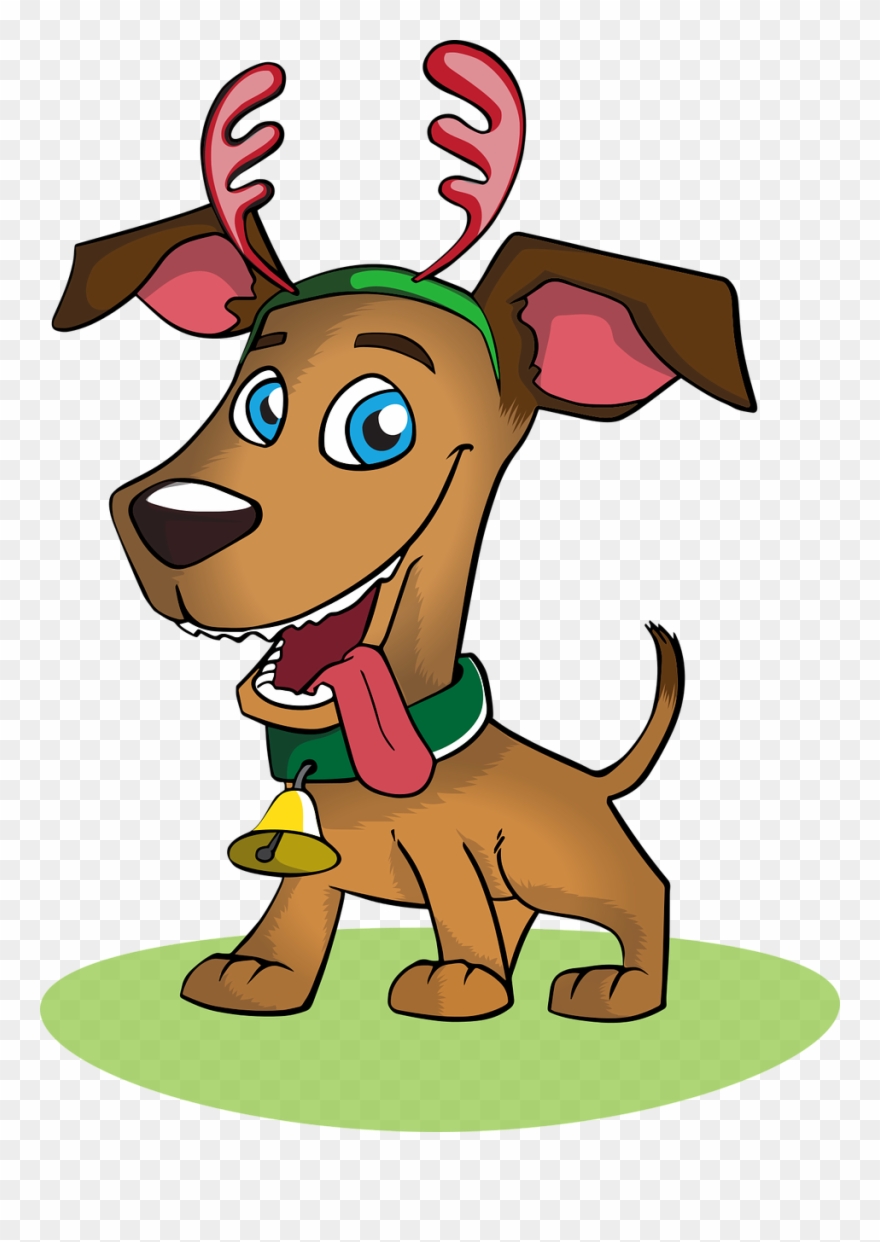 Doggy - Christmas Dog Clipart Transparent - Png Download