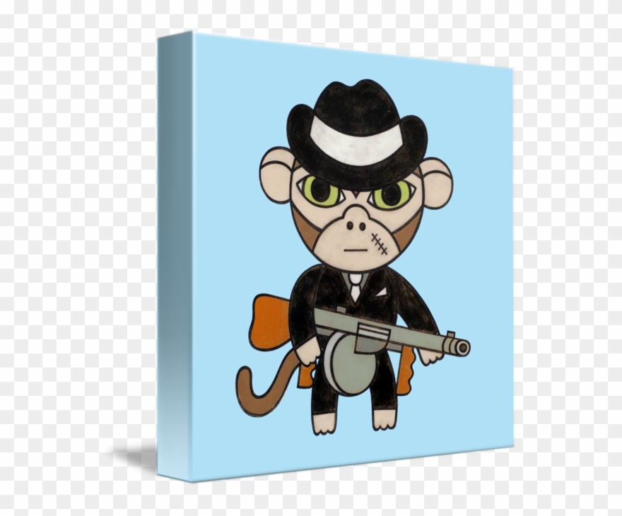By Matthew Porter - Gangster Monkey Clipart