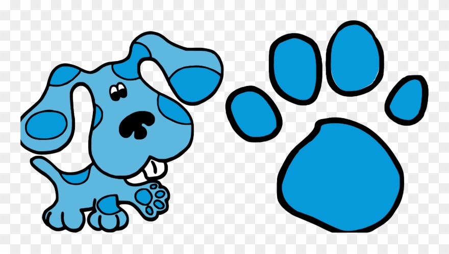 Blue's Clues Clip Art And Footprint Clipart Png - Blue's Clues Clipart Transparent Png