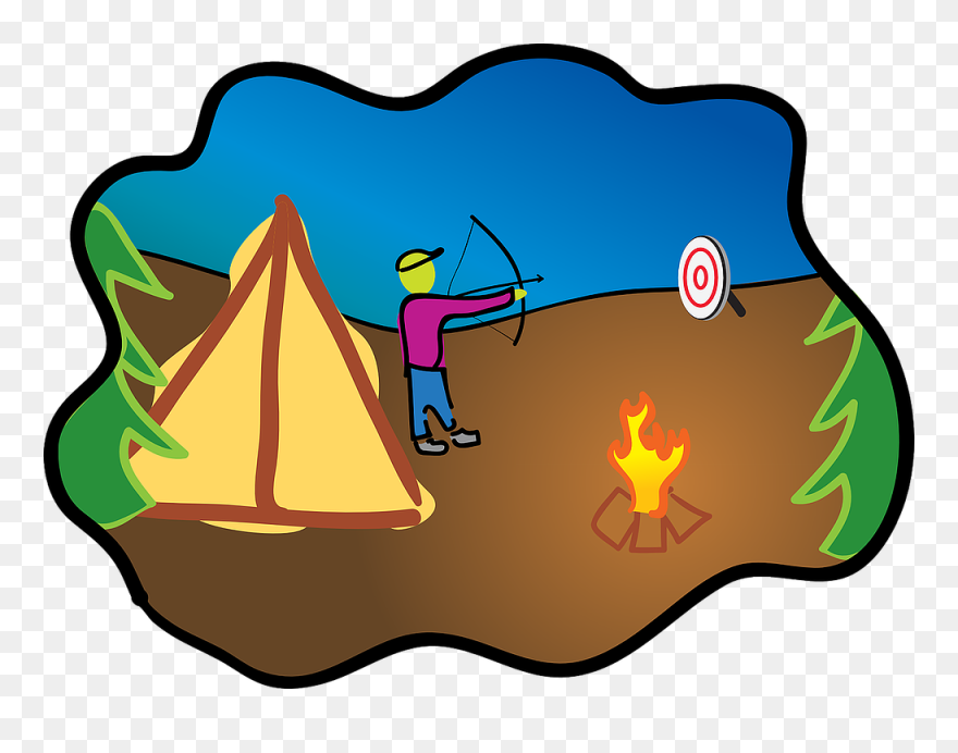 Happy Camping Archery - Family Camping Journal [book] Clipart