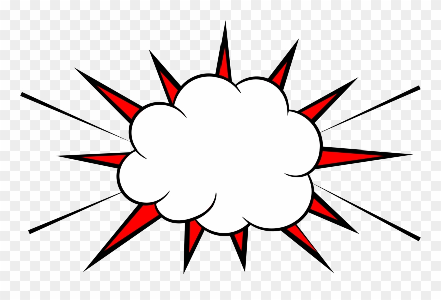 Comic Book Burst Png - Clip Art Transparent Png