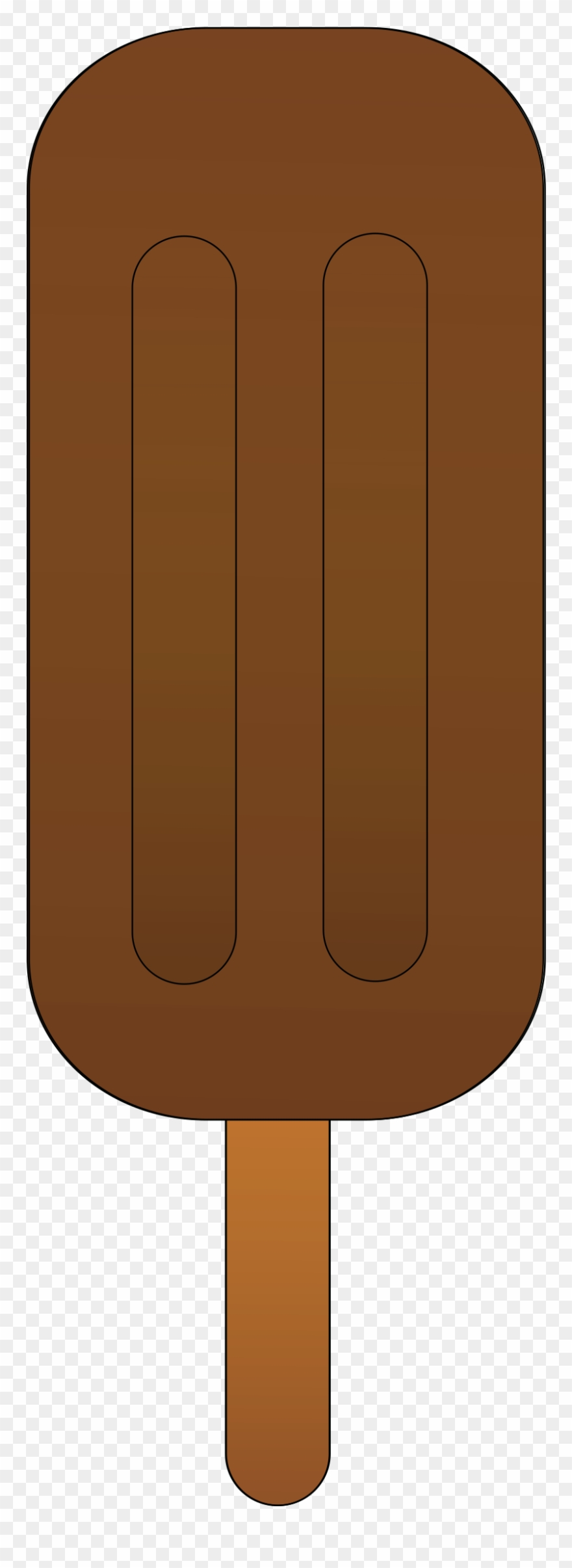 Big Image - Chocolate Popsicle Vector Png Clipart