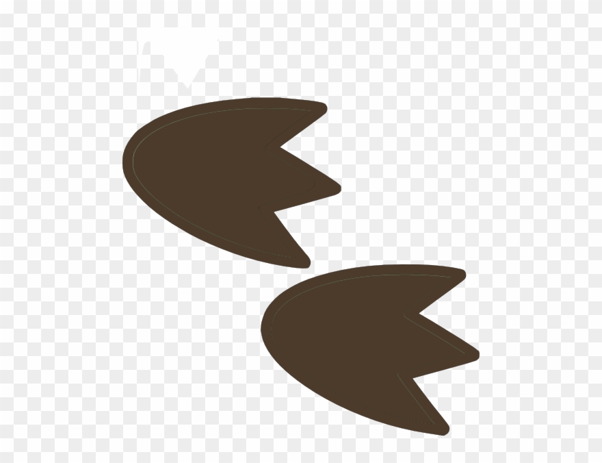 Dinosaur Footprint Outline - Dinosaur Footprint Clipart Color - Png Download