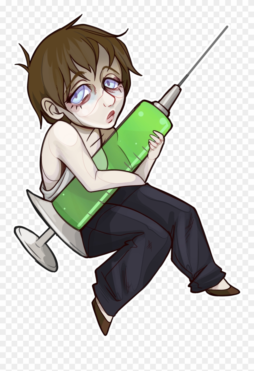 Syringe Clipart Transparent Tumblr - Resident Evil 7 Zoe Baker Fan Art - Png Download