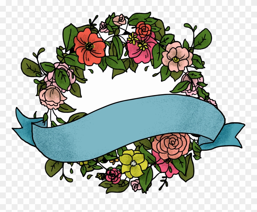 Gothic Vector Rosette - Ribbon Flower Vector Hd Png Clipart