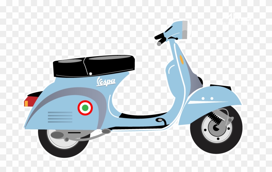 Vespa Cliparts - Vespa Png Transparent Png