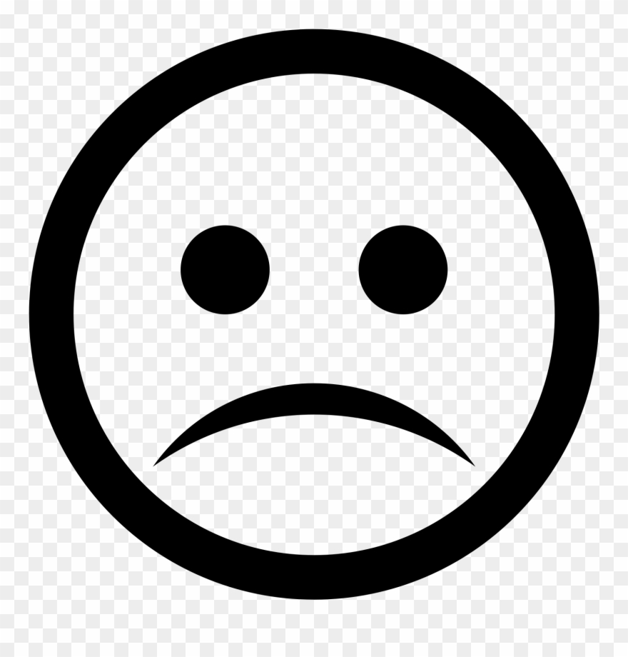 Clip Art Images - Sad Face Icon Png Transparent Png