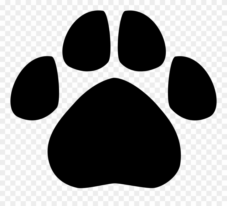 File Animal Svg Wikimedia Commons Open - Animal Foot Print Png Clipart