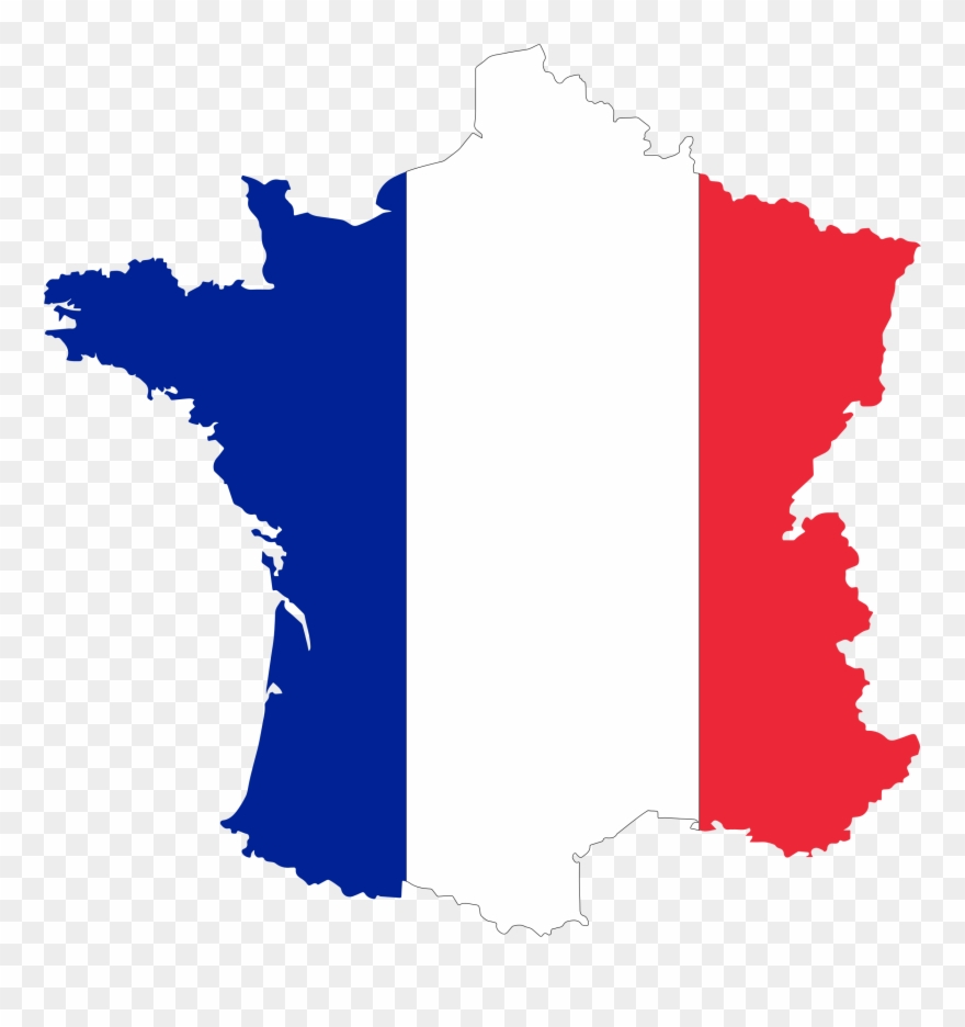 Big Image - France Country With Flag Clipart