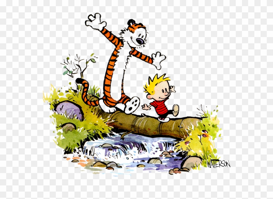 Calvin And Hobbes Png Image - Calvin And Hobbes Stream Clipart