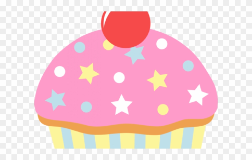 Vanilla Cupcake Clipart Candyland - Cartoon Cakes And Sweets - Png Download