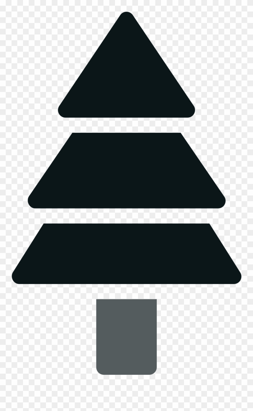 Christmas Tree Black And White Clipart 27, Buy Clip - Christmas Tree - Png Download