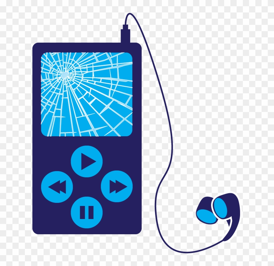 Download Mp3 Player Clipart Mp3 Players Clip Art Blue - Mp3 Player - Png Download