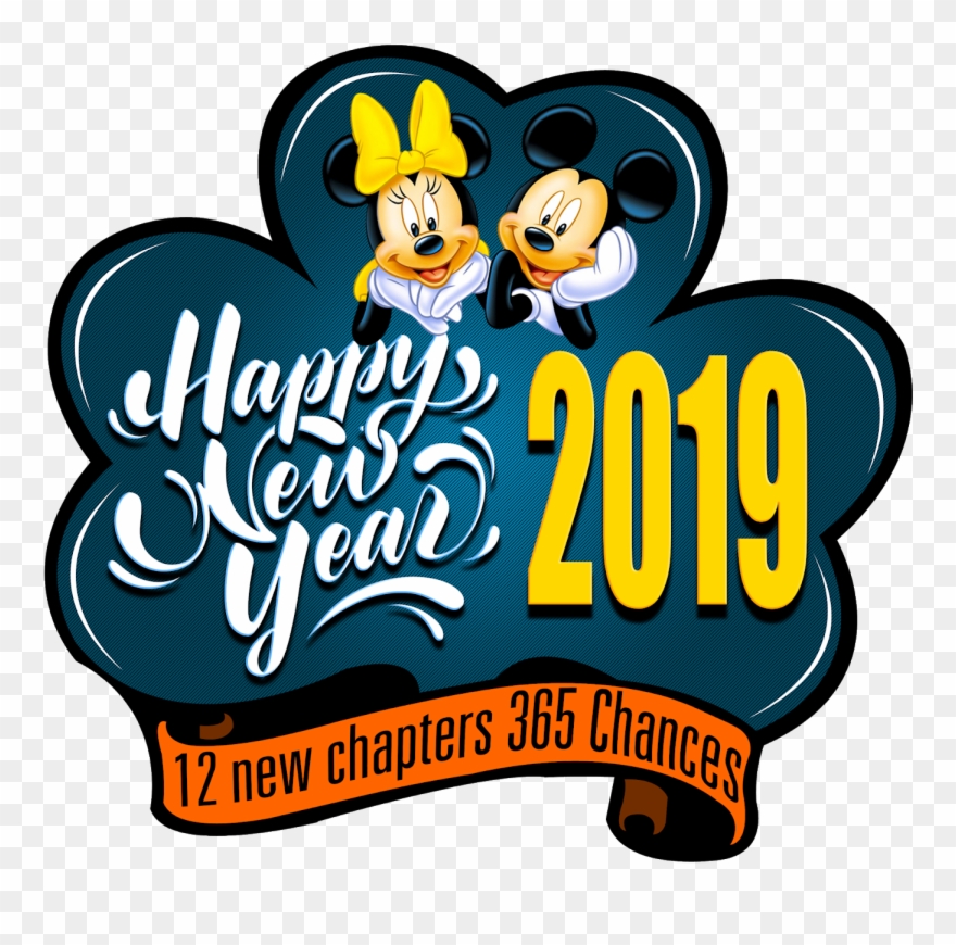 2019 Happy New Year Png Logo Free Downloads - Calendario 2011 En Español Clipart