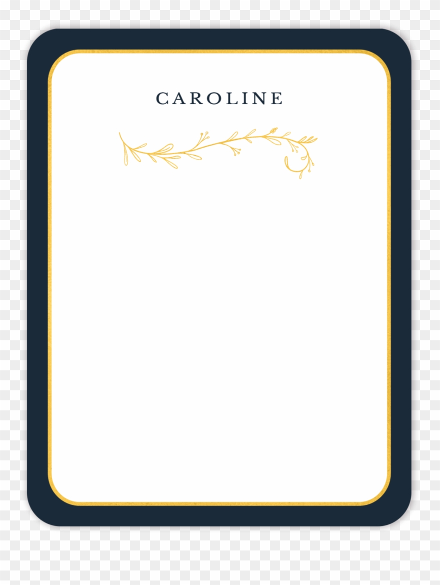 Wedding Day Foil Pressed Flat Note Clipart