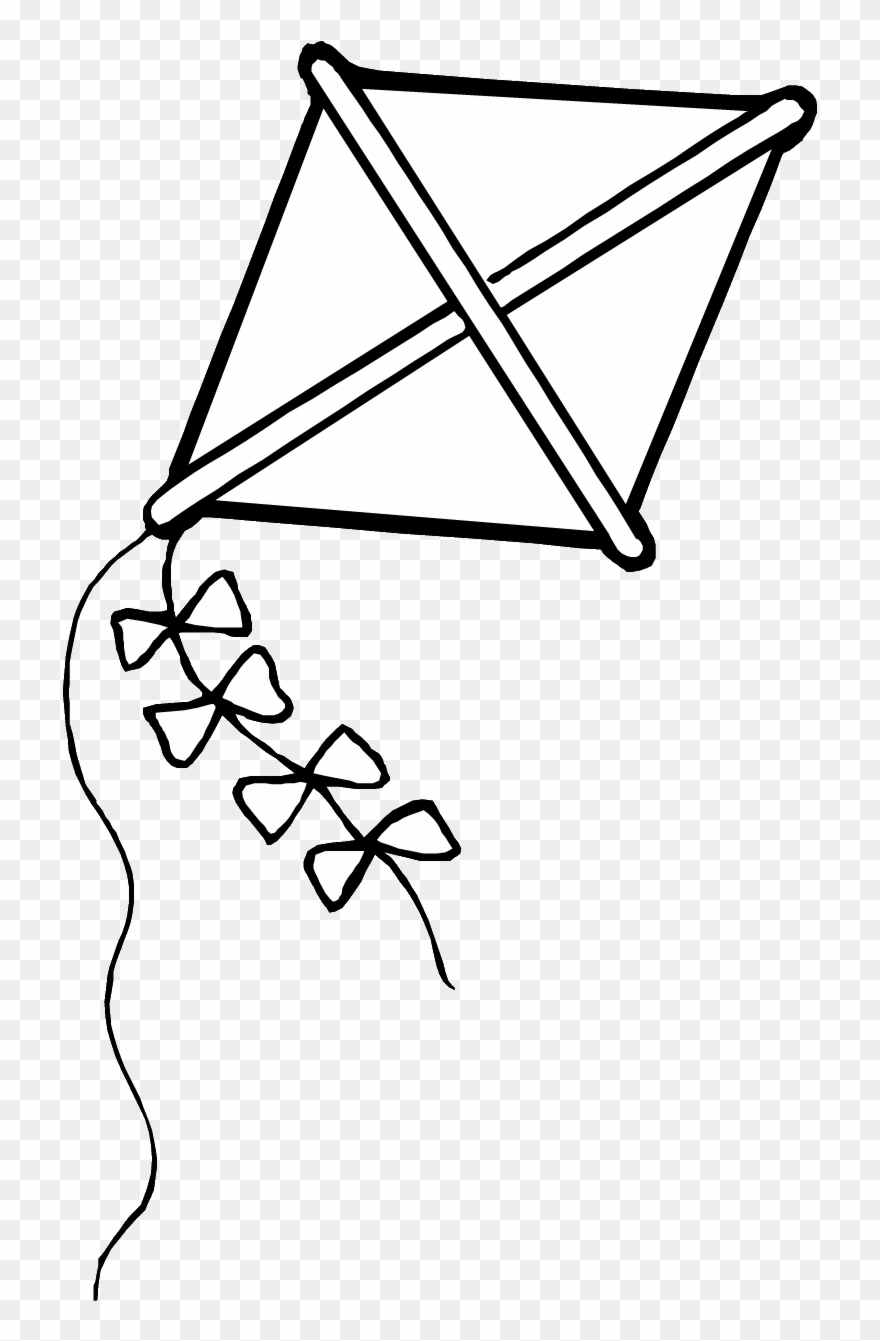 Kite Images At Getdrawings Com Free For - Free Colouring Page Kite Clipart