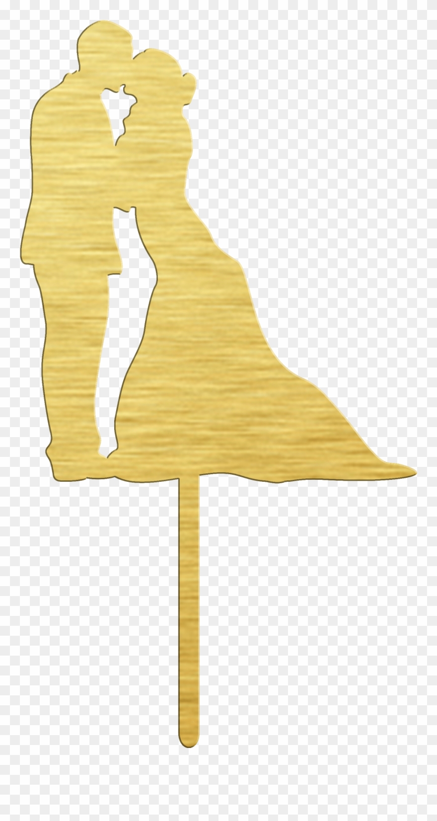 Wedding Couple Cake Topper - Illustration Clipart