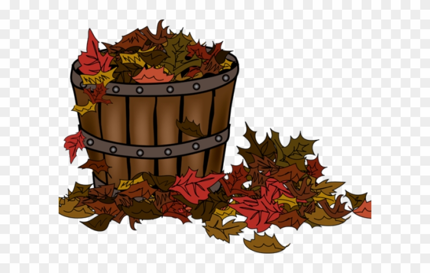 Leaf Clipart Basket - Autumn - Png Download