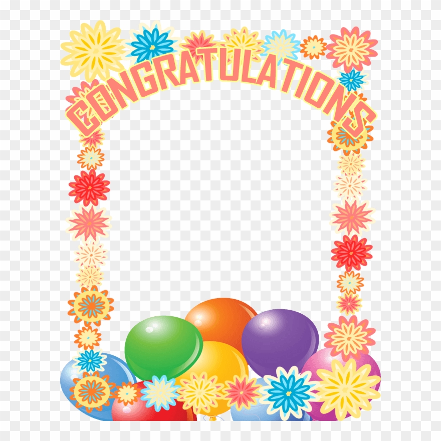 Congratulations Border Clip Art - Frases Sud Para Las Madres - Png Download