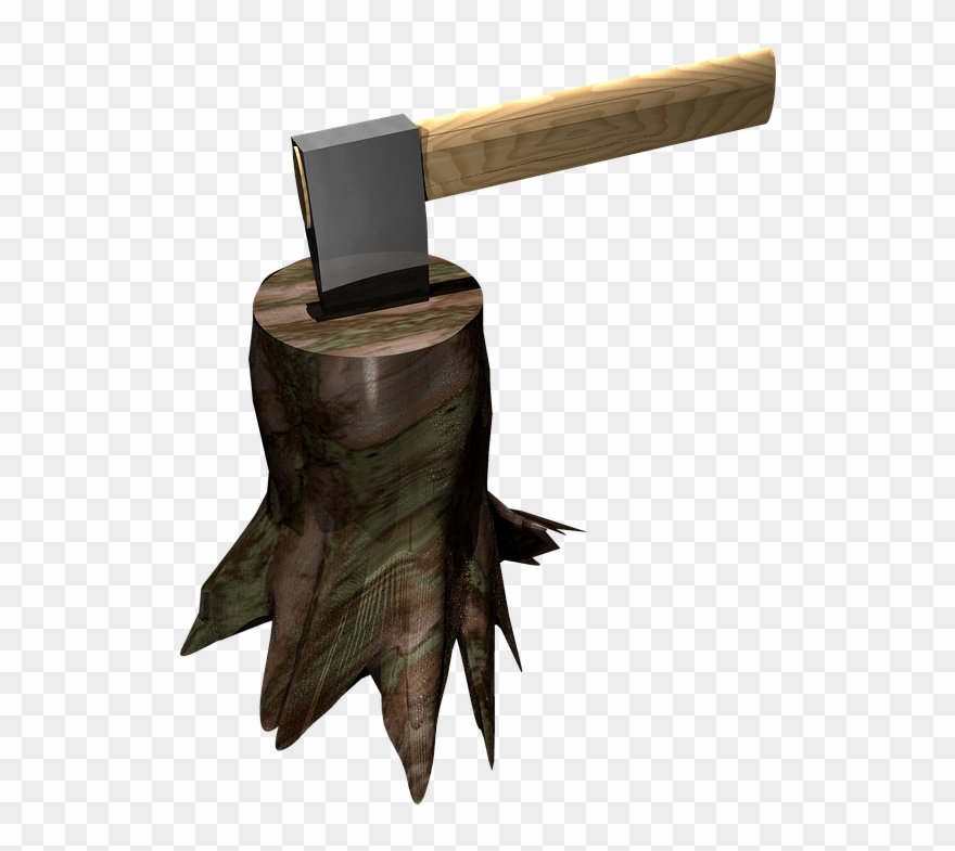 Download Axe Png 22, Buy Clip Art - Miniature Axe And Log Transparent
