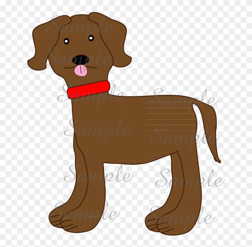 Wood Clipart Brown Object - Dog - Png Download