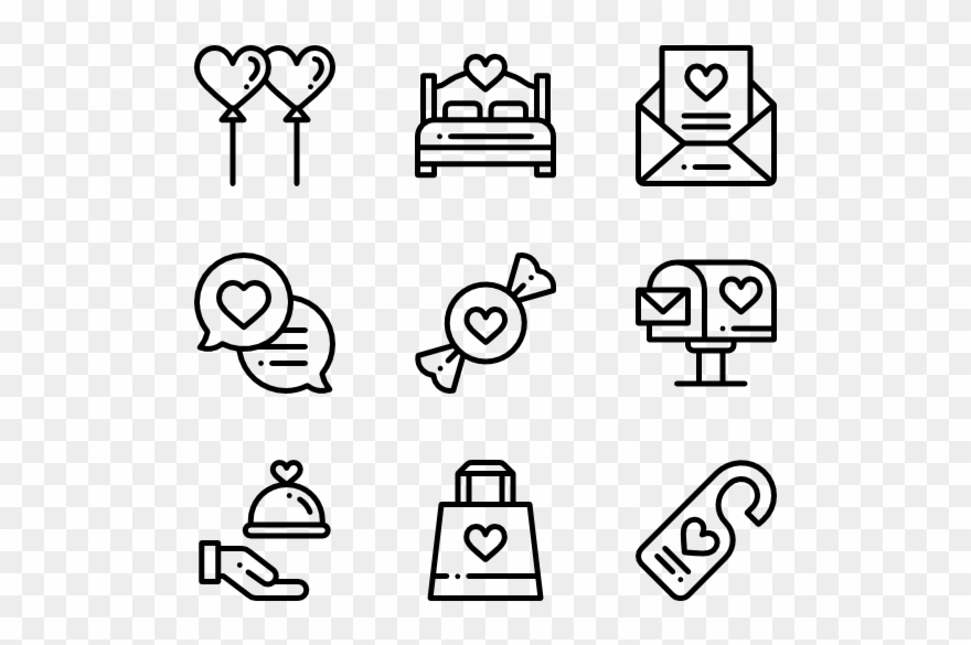 Love - Manufacturing Icons Clipart