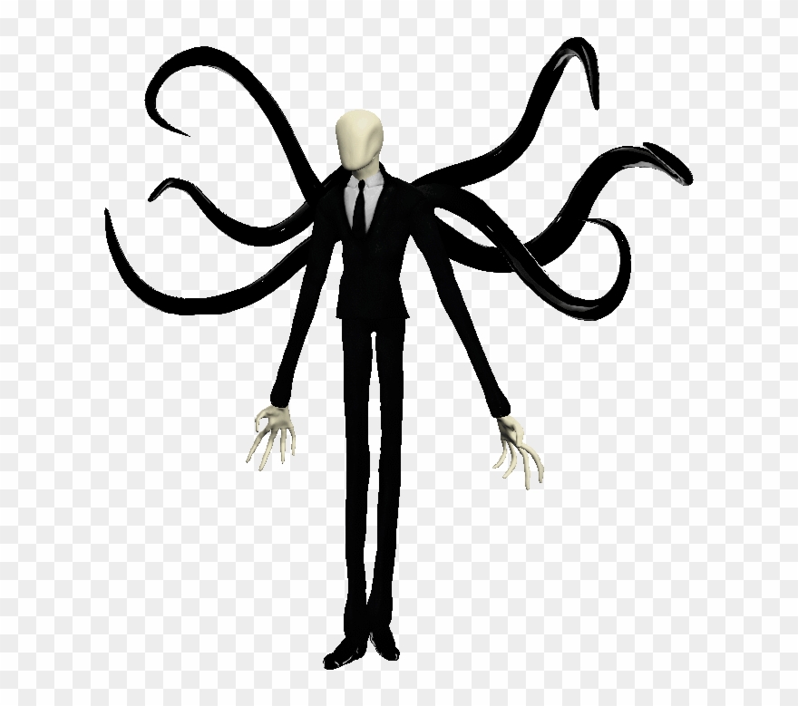 Slender Clipart Creepypasta - Png Download