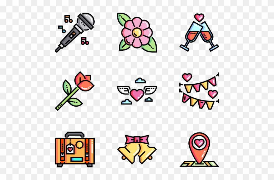 217 Wedding Icon Packs Clipart