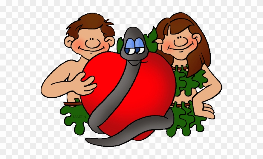 Free Bible Clip Art By Phillip Martin, Adam And Eve - Clipart Adam And Eve - Png Download