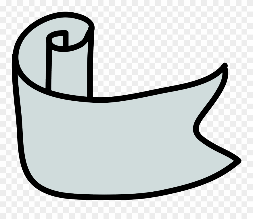 Beautiful Wedding Ribbon Icon - Paper Clipart