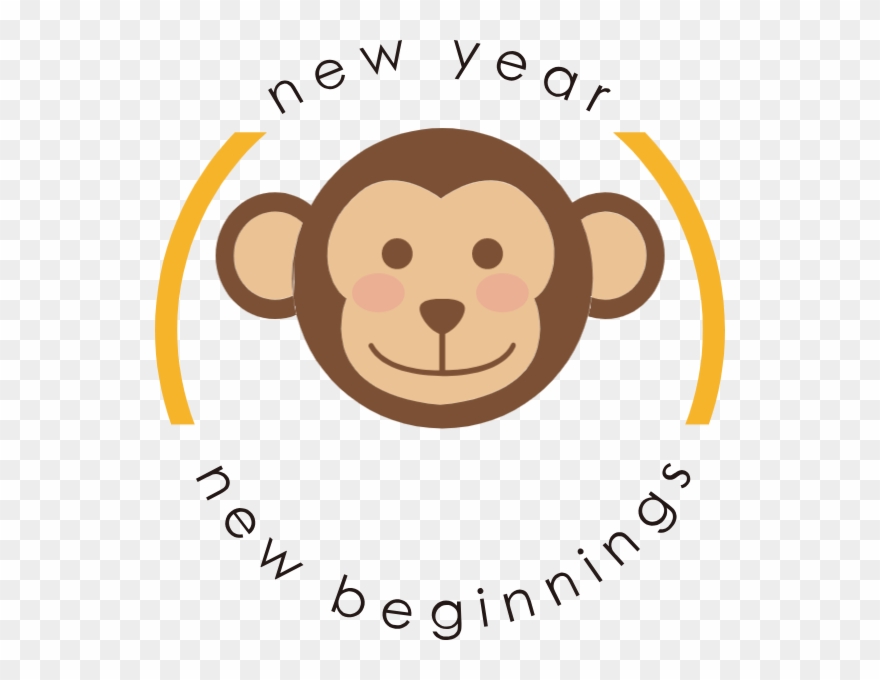Free Online Monkey Animal Head New Vector For Design - Iraans Nieuwjaar 2017 Clipart