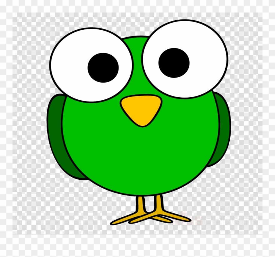 Birds With Big Eyes Clipart Bird Owl Clip Art - Bird's Eye Clip Art - Png Download
