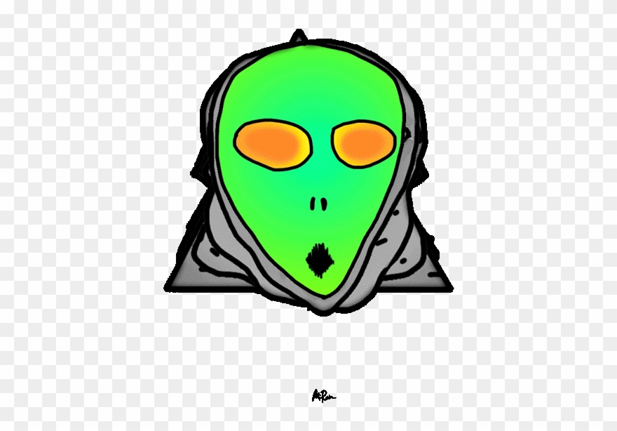 Alien Outer Space Sticker By Miron For - Psychedelic Cartoon Gif Transparent Clipart