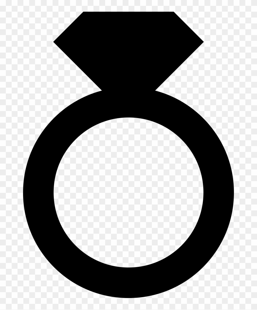 Ornaments Clipart Bengali Wedding - Silhouette Wedding Ring Svg - Png Download