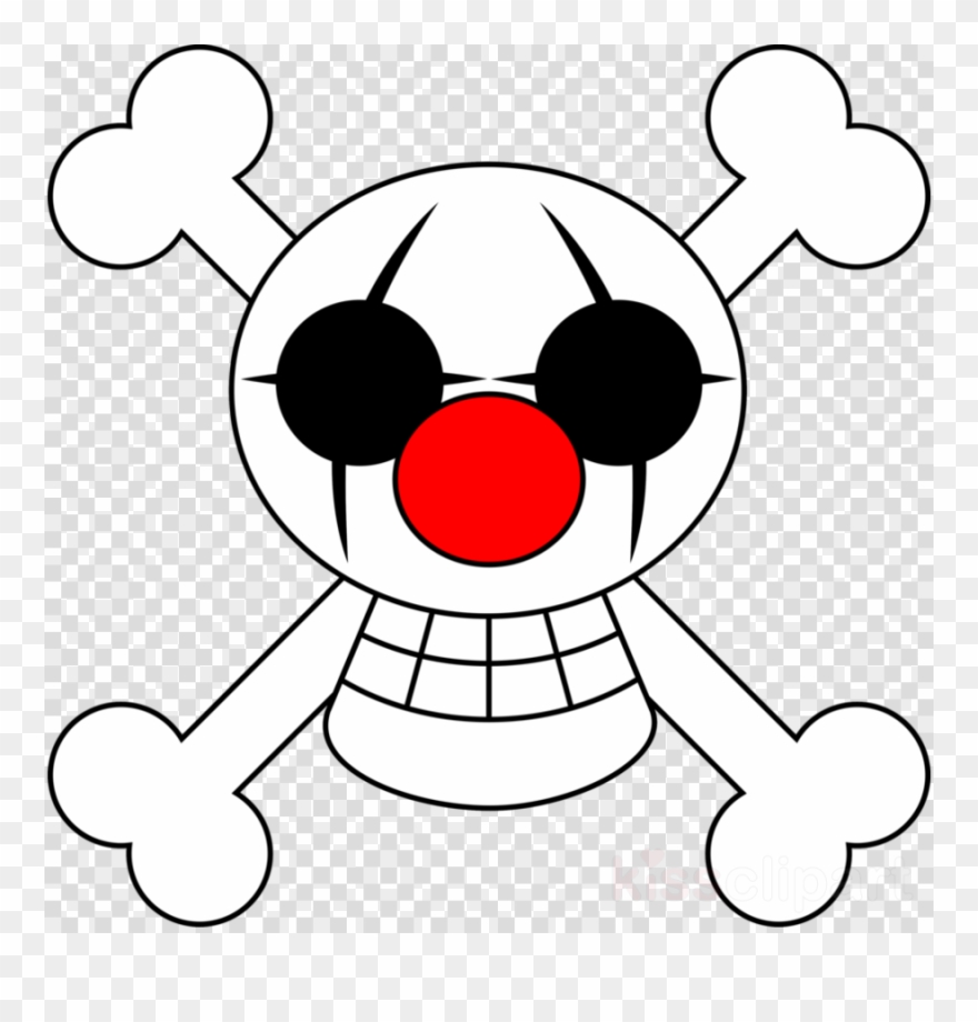 One Piece Buggy Symbol Clipart Buggy Monkey D - One Piece Jolly Roger Buggy - Png Download
