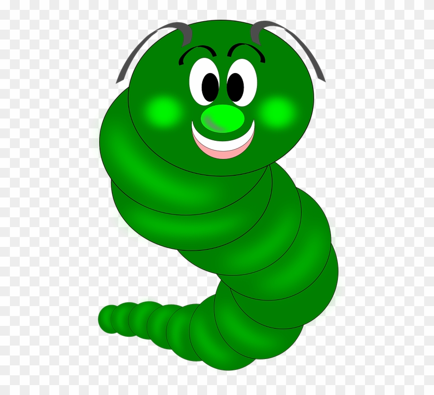 Cartoon Caterpillar Cliparts 12, Buy Clip Art - Glow Worm Clipart - Png Download