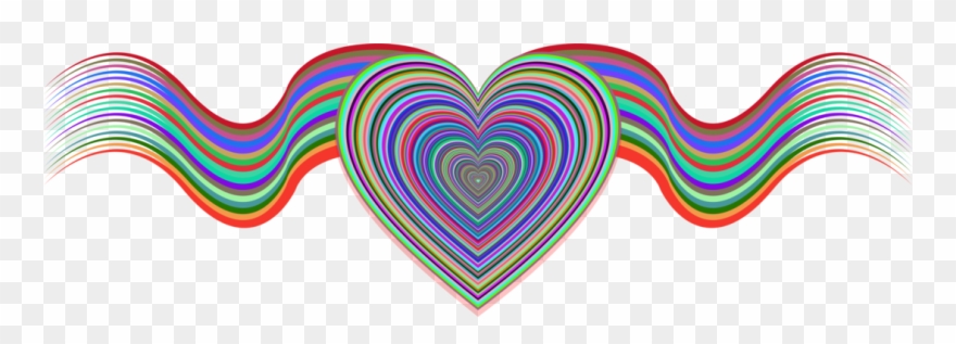 Heart Ribbon Computer Icons Pdf Love - Ribbon Heart Clipart Png Transparent Png