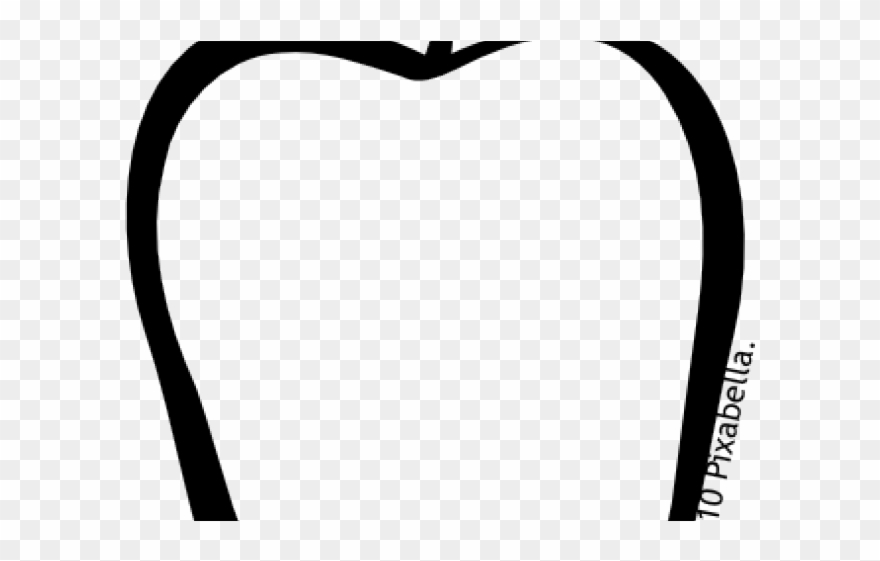 Fruit Clipart Line Art - Heart - Png Download