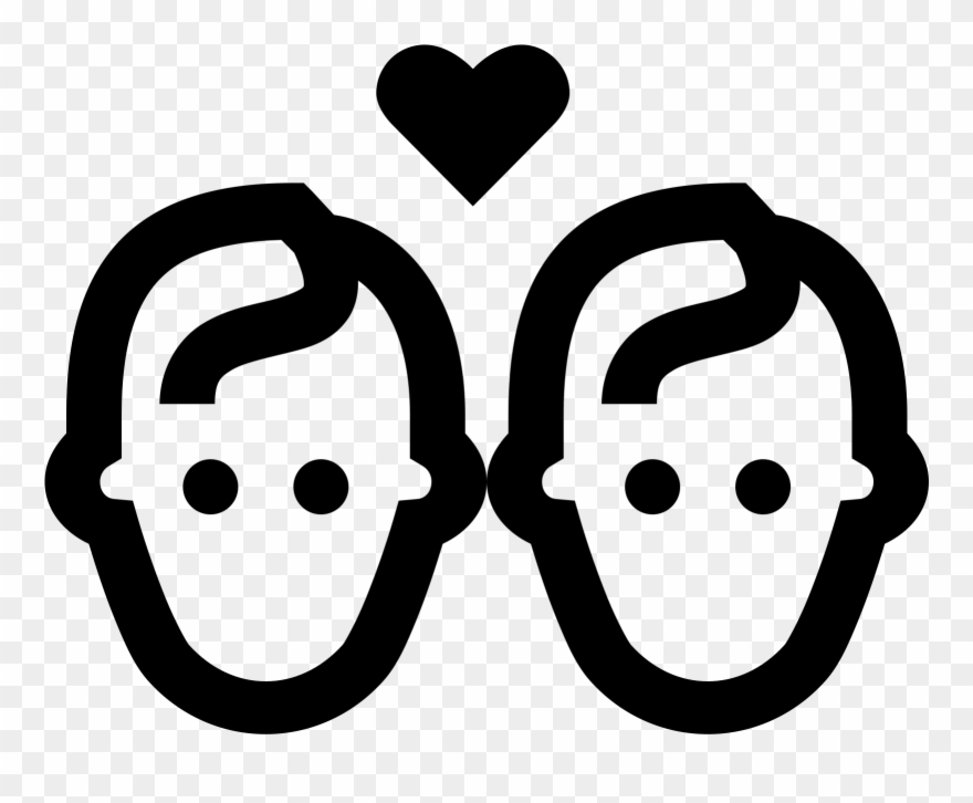 Gay Marriage Icon - Hombre Y Mujer Icono Png Clipart