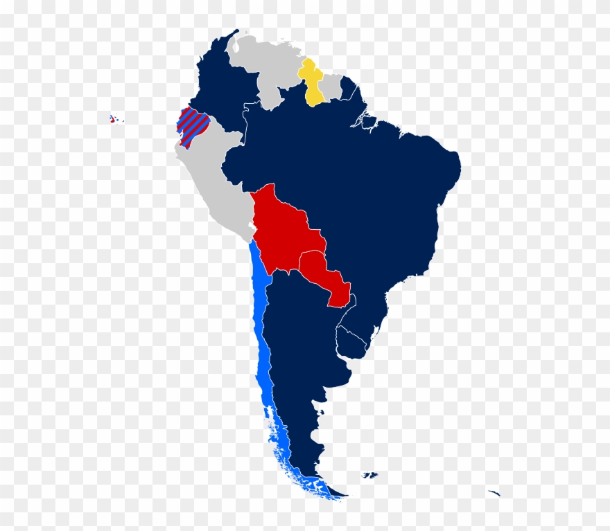 Recognition Of Same-sex Unions In South America Marriage - South America Map Quito Clipart