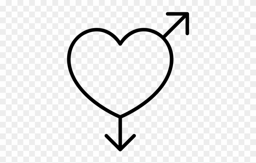 Same Sex Rubber Stamp - Bigender Symbol Clipart